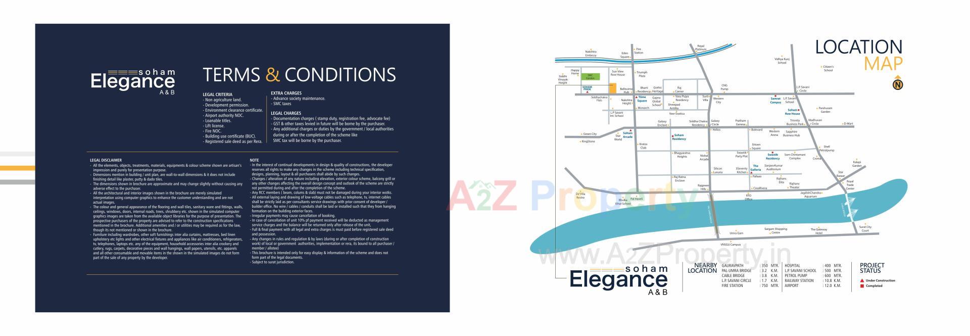  of real estate project Soham Elegance A+b located at Pal, Surat, Gujarat