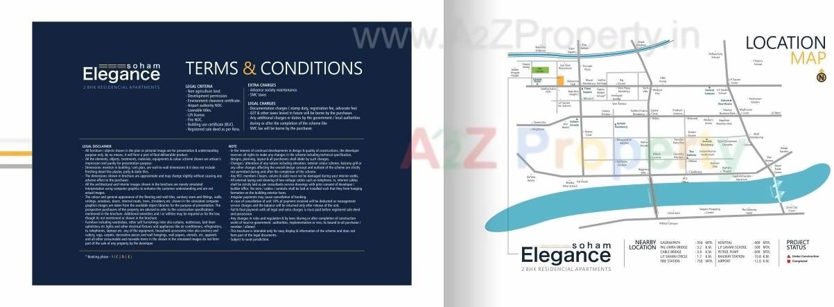  of real estate project Soham Elegance C,d+e located at Pal, Surat, Gujarat