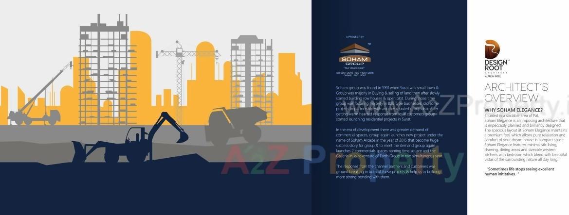  of real estate project Soham Elegance C,d+e located at Pal, Surat, Gujarat