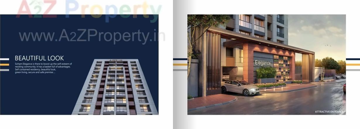 3D Elevation of real estate project Soham Elegance C,d+e located at Pal, Surat, Gujarat