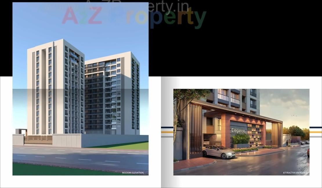 3D Elevation of real estate project Soham Elegance C,d+e located at Pal, Surat, Gujarat