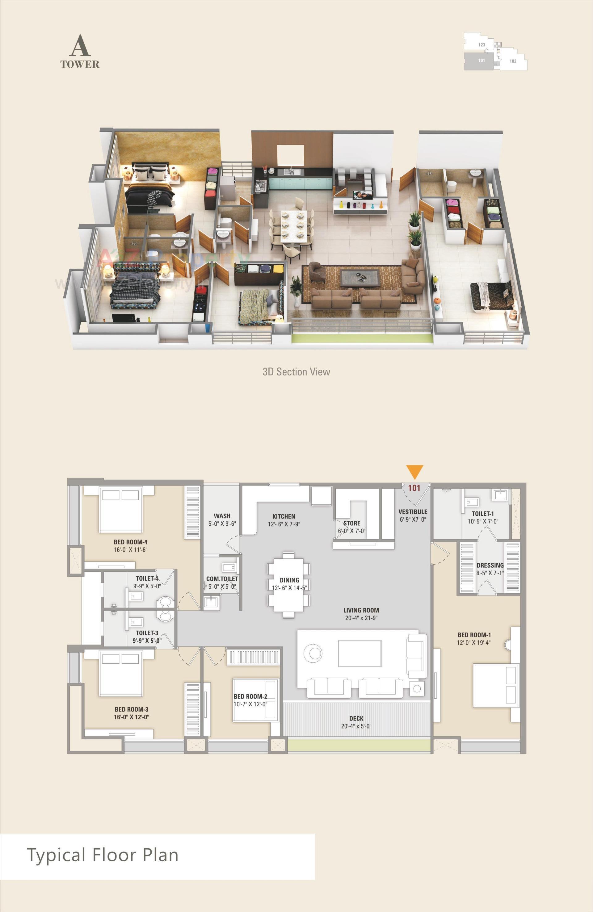 Layout of real estate project Soham Residency (i,  A   F) located at Lal-darwaja, Surat, Gujarat