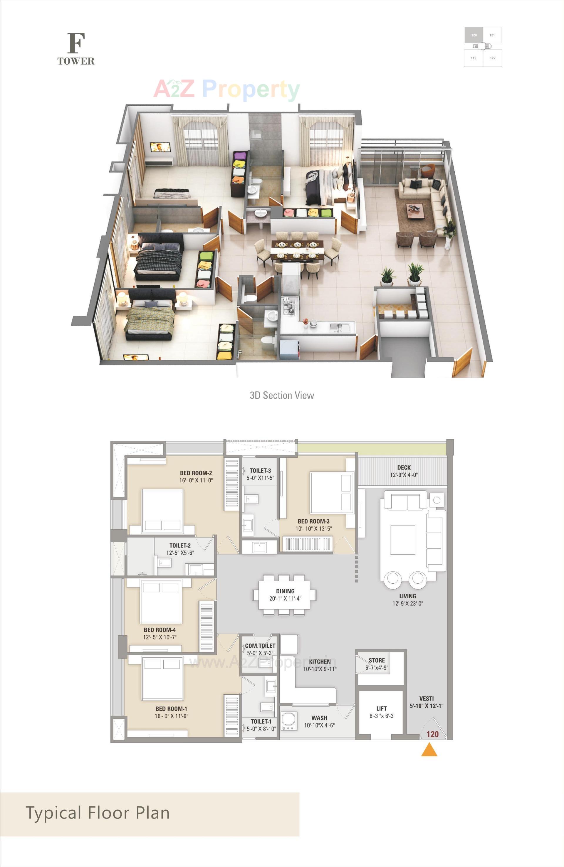 Layout of real estate project Soham Residency (i,  A   F) located at Lal-darwaja, Surat, Gujarat