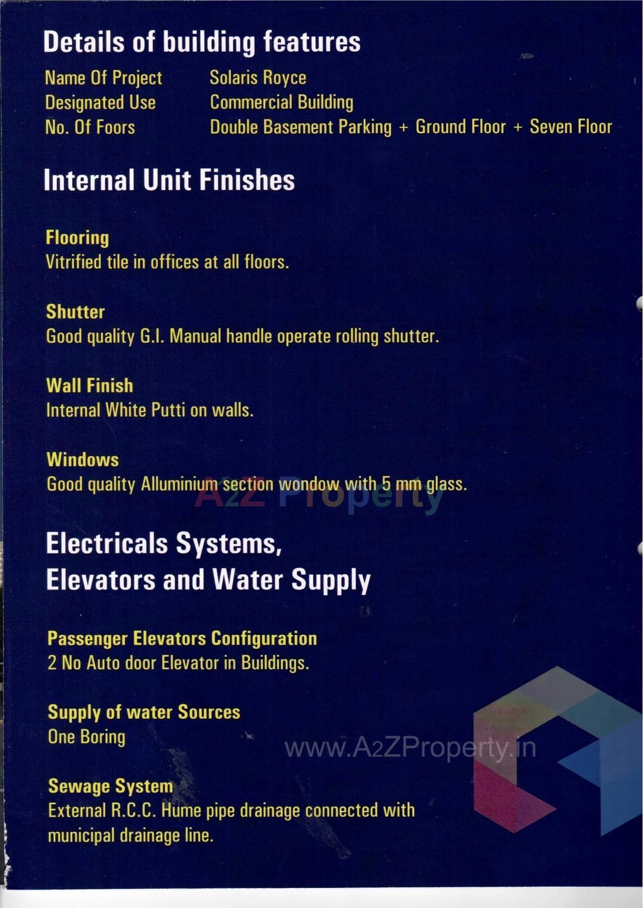  of real estate project Solaris Royce located at Athwa, Surat, Gujarat