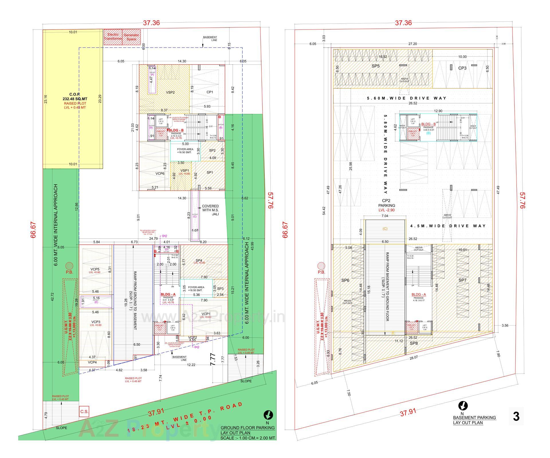 Layout of real estate project Solasta Heights located at Udhana, Surat, Gujarat