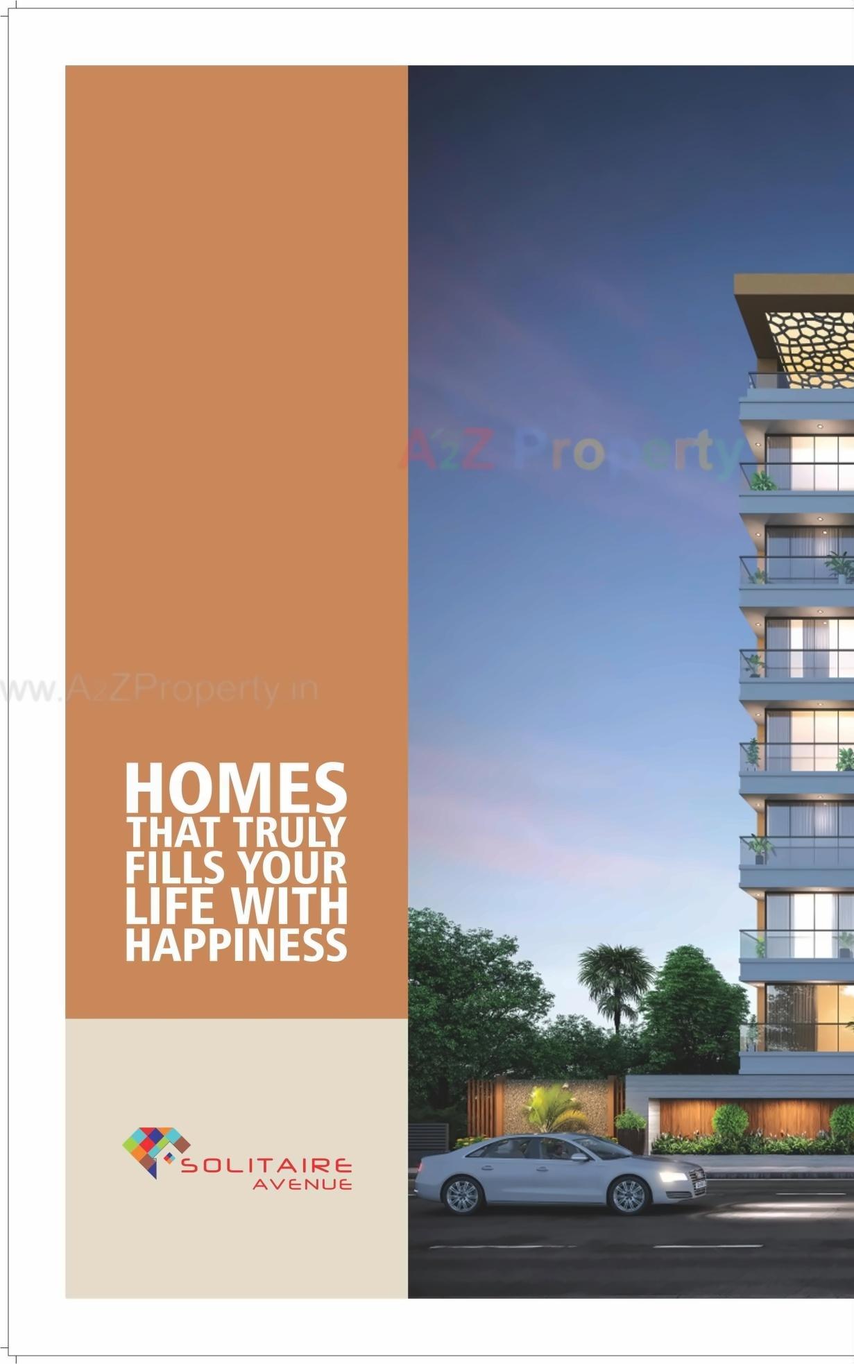 3D Elevation of real estate project Solitaire Avenue located at Vesu, Surat, Gujarat