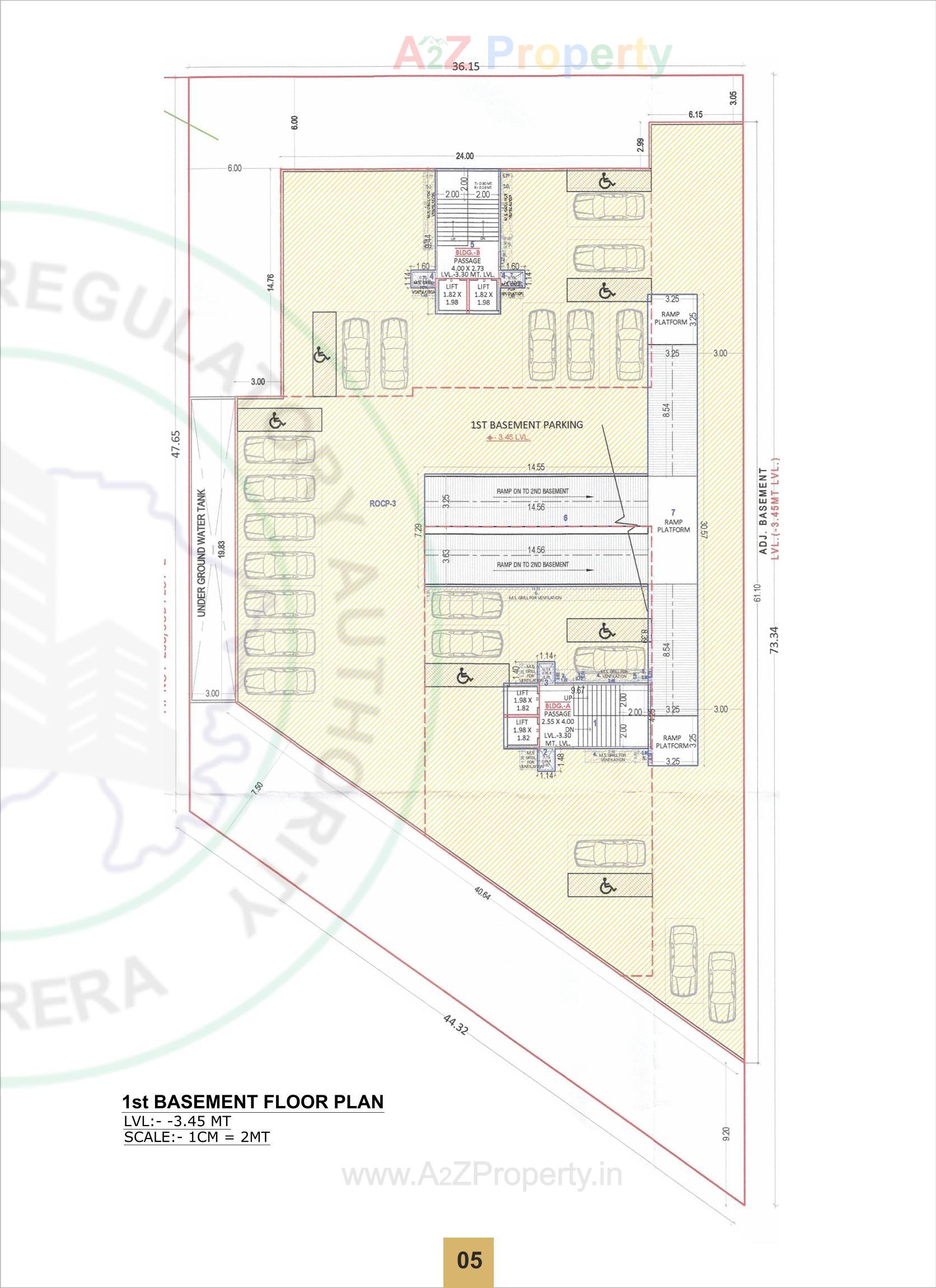 Layout of real estate project Solitaire Liberty located at Abrama, Surat, Gujarat