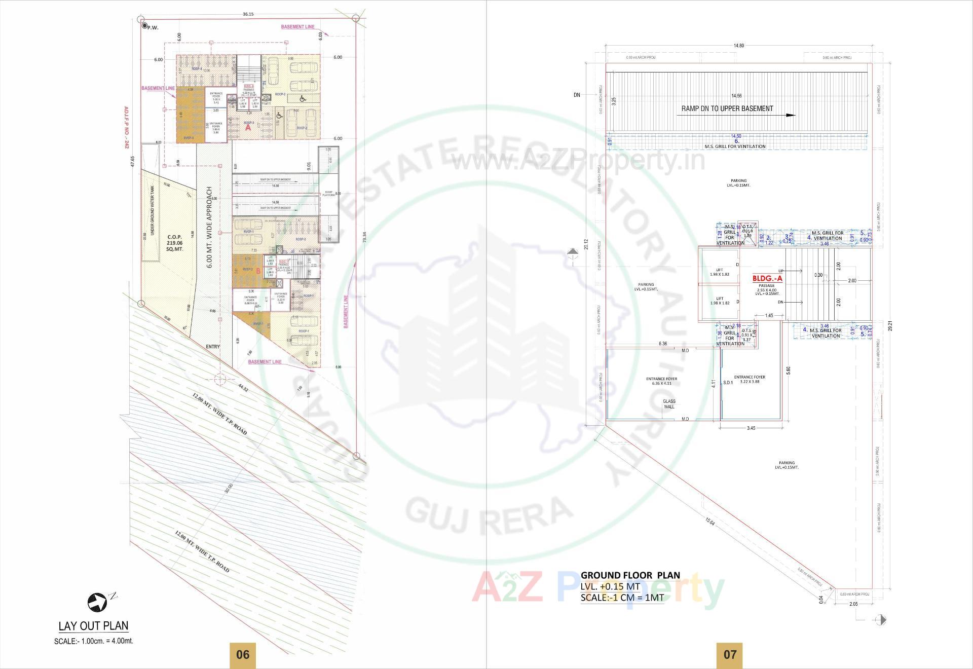 Layout of real estate project Solitaire Liberty located at Abrama, Surat, Gujarat