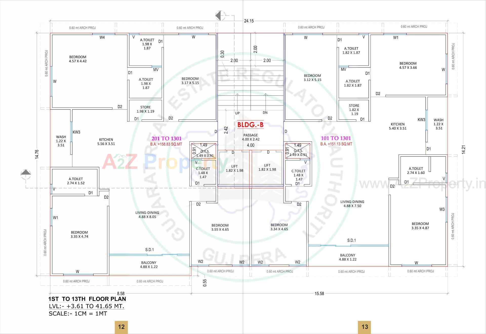  of real estate project Solitaire Liberty located at Abrama, Surat, Gujarat