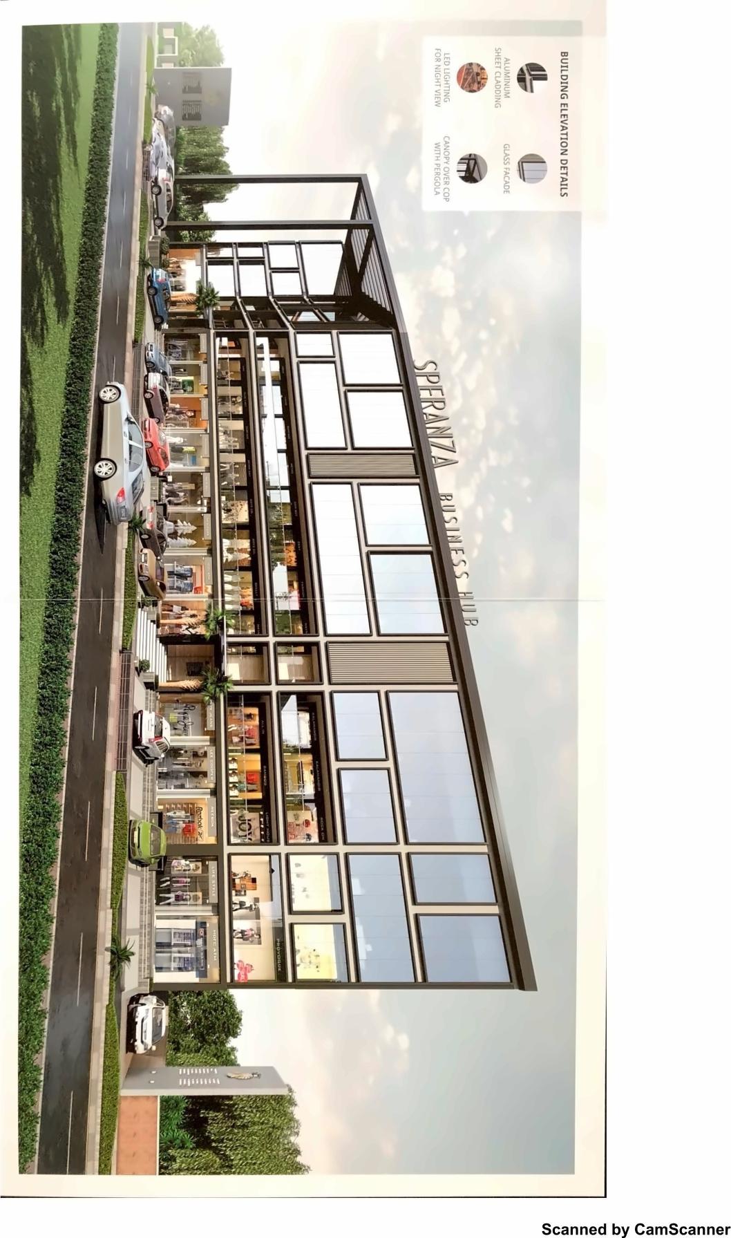 3D Elevation of real estate project Speranza Business Hub located at Pal, Surat, Gujarat