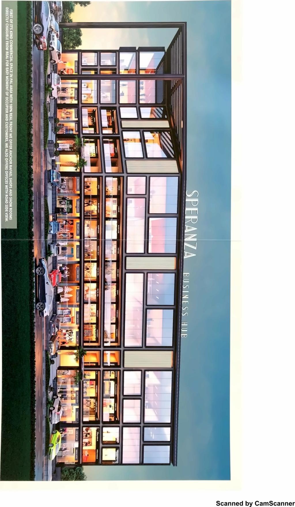 3D Elevation of real estate project Speranza Business Hub located at Pal, Surat, Gujarat