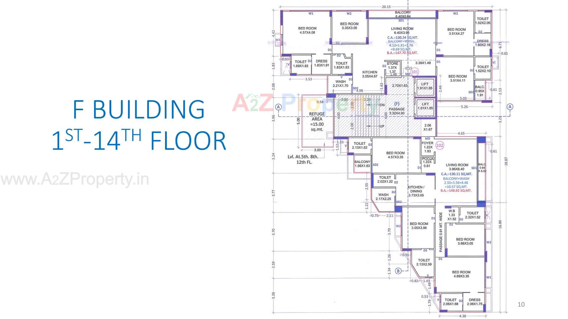 Layout of real estate project Spinoza Enclave located at Althan, Surat, Gujarat