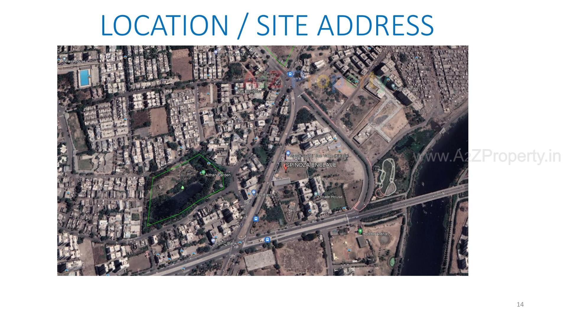  of real estate project Spinoza Enclave located at Althan, Surat, Gujarat