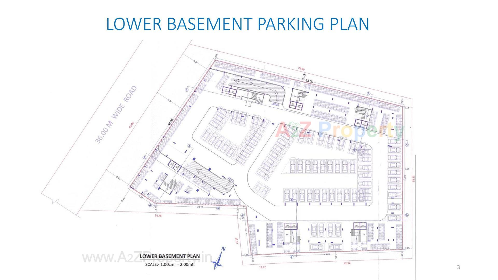 Layout of real estate project Spinoza Enclave located at Althan, Surat, Gujarat