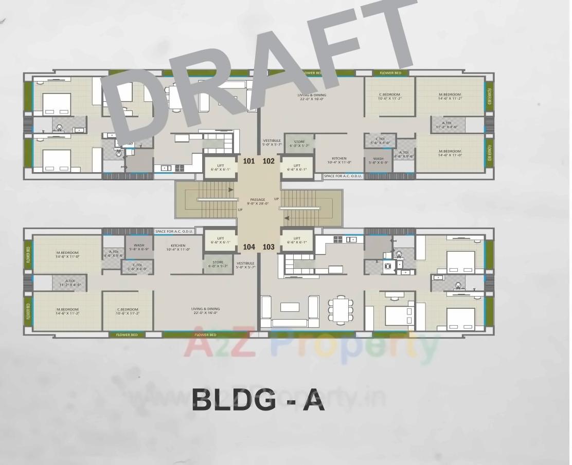 Layout of real estate project Star Smart City located at Mo, Surat, Gujarat