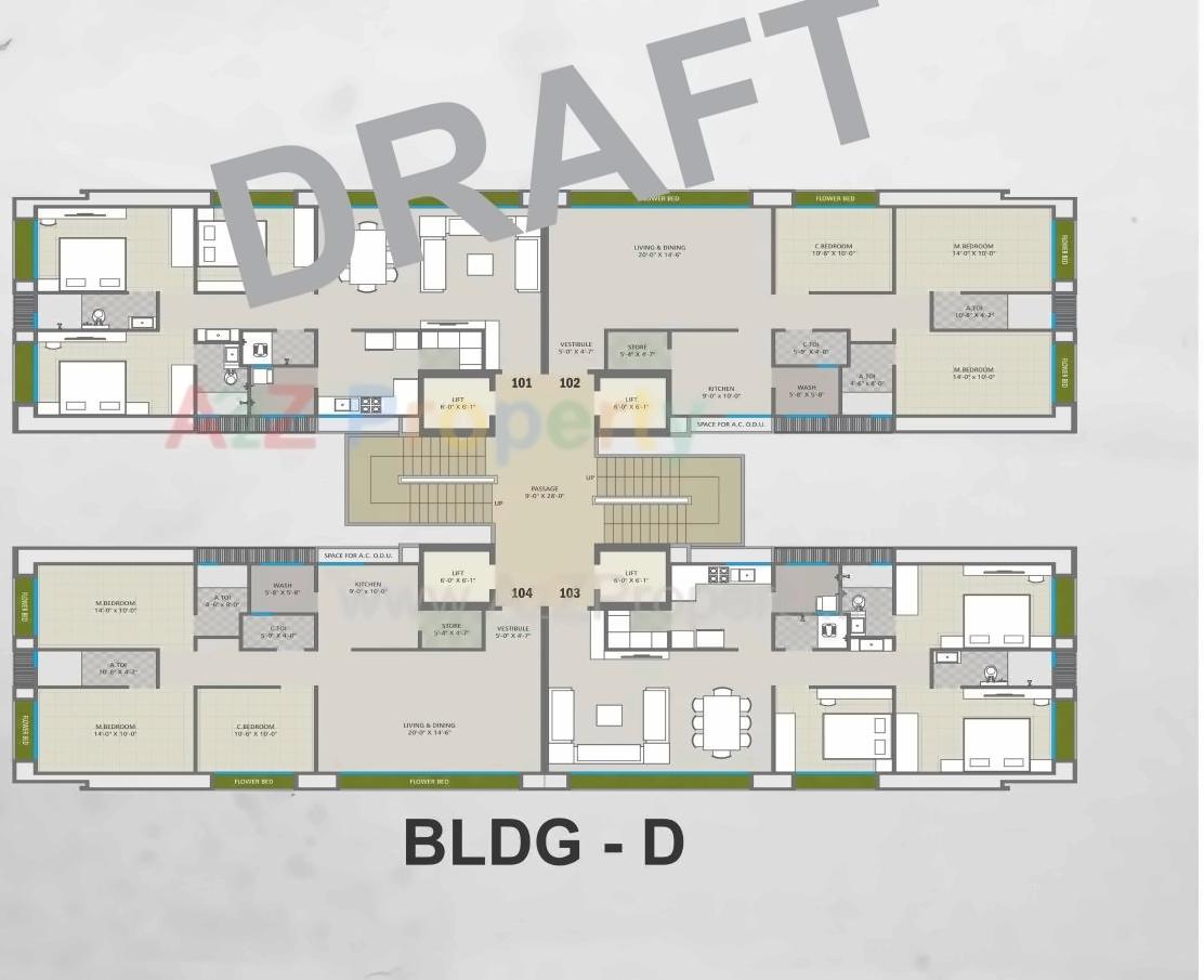 Layout of real estate project Star Smart City located at Mo, Surat, Gujarat