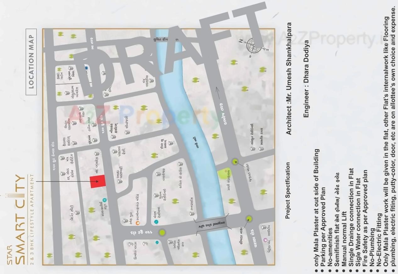  of real estate project Star Smart City located at Mo, Surat, Gujarat