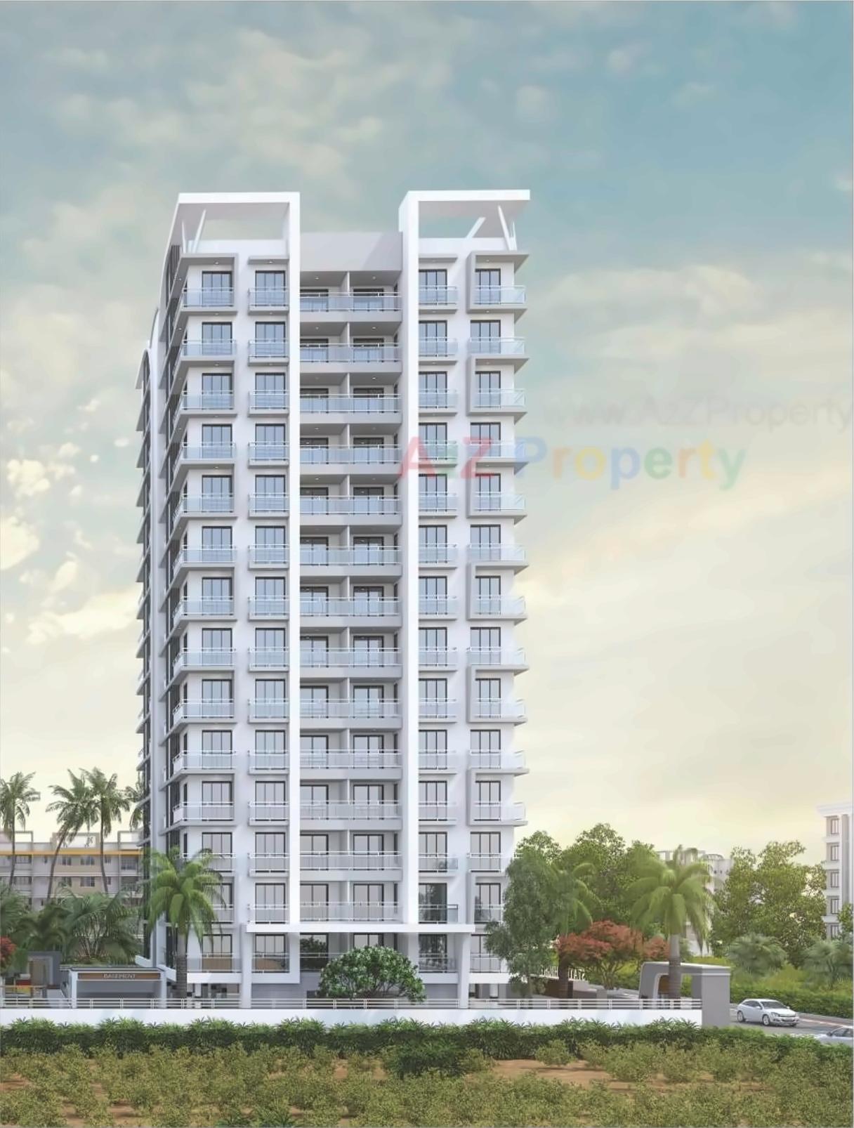 3D Elevation of real estate project Status Heights located at Motavarachha, Surat, Gujarat