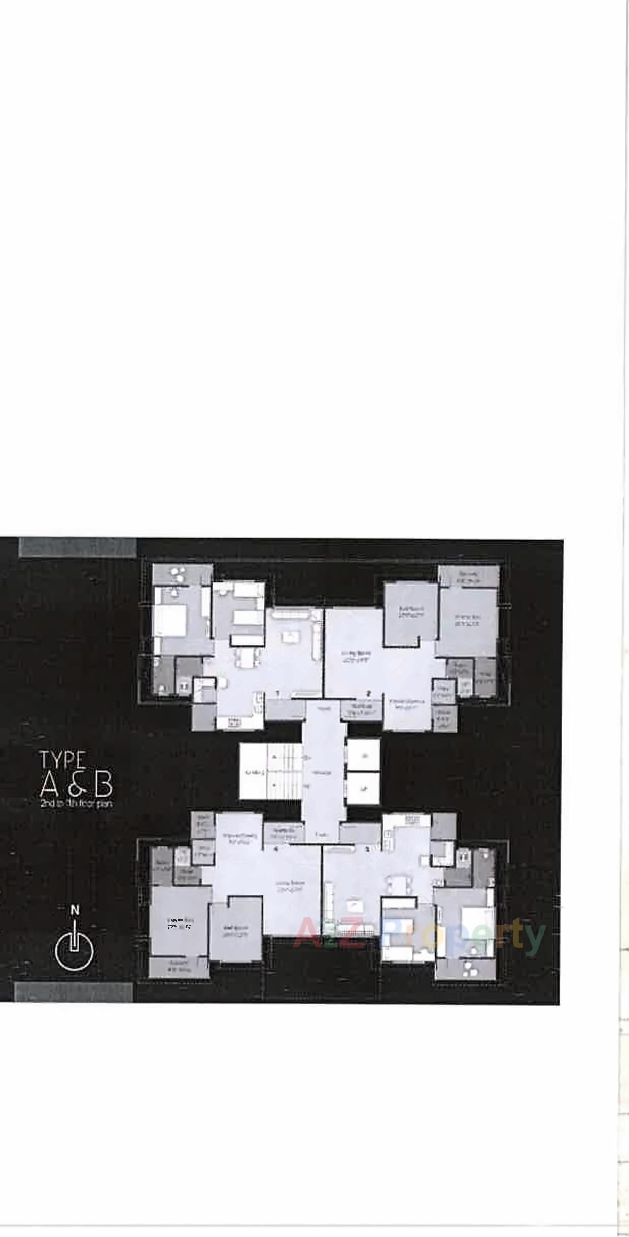 Layout of real estate project Stylome Heights located at Parvat, Surat, Gujarat