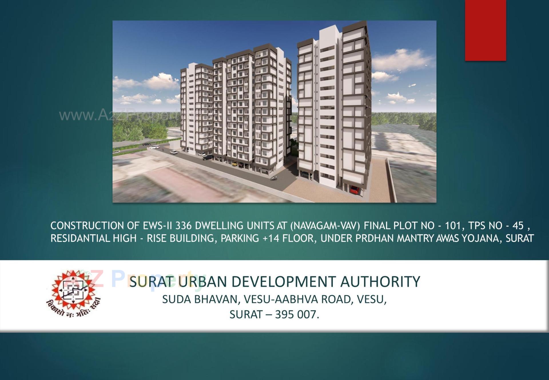  of real estate project Suda Ews At F P  101 T P   45 (navagam Vav)(pmay Ahp) located at Navagam, Surat, Gujarat