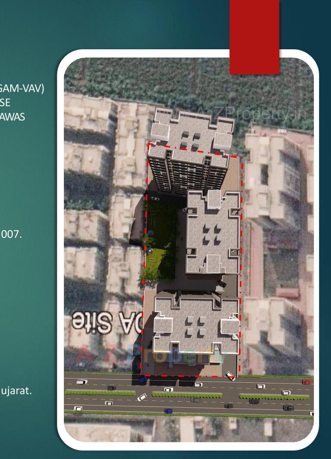 Layout of real estate project Suda Ews At F P  101 T P   45 (navagam Vav)(pmay Ahp) located at Navagam, Surat, Gujarat