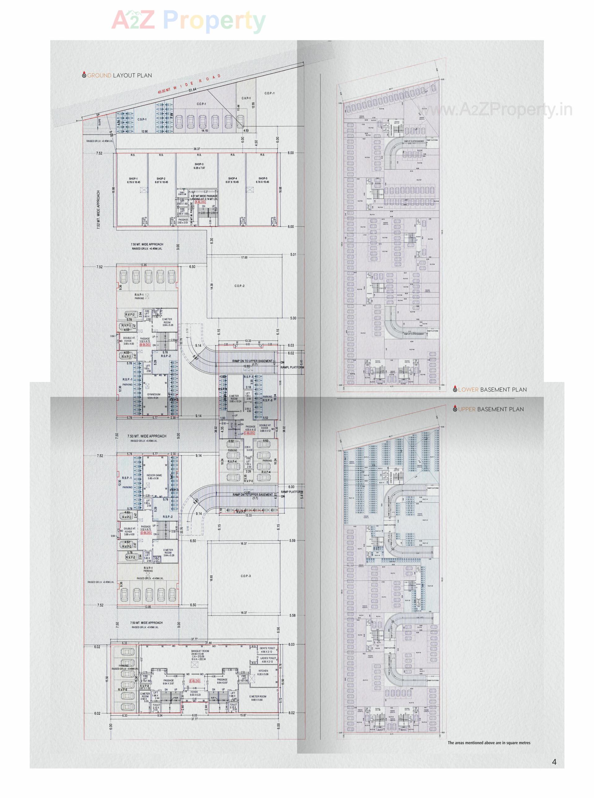 Layout of real estate project Sumerru Sky Leaf located at Bhesan, Surat, Gujarat