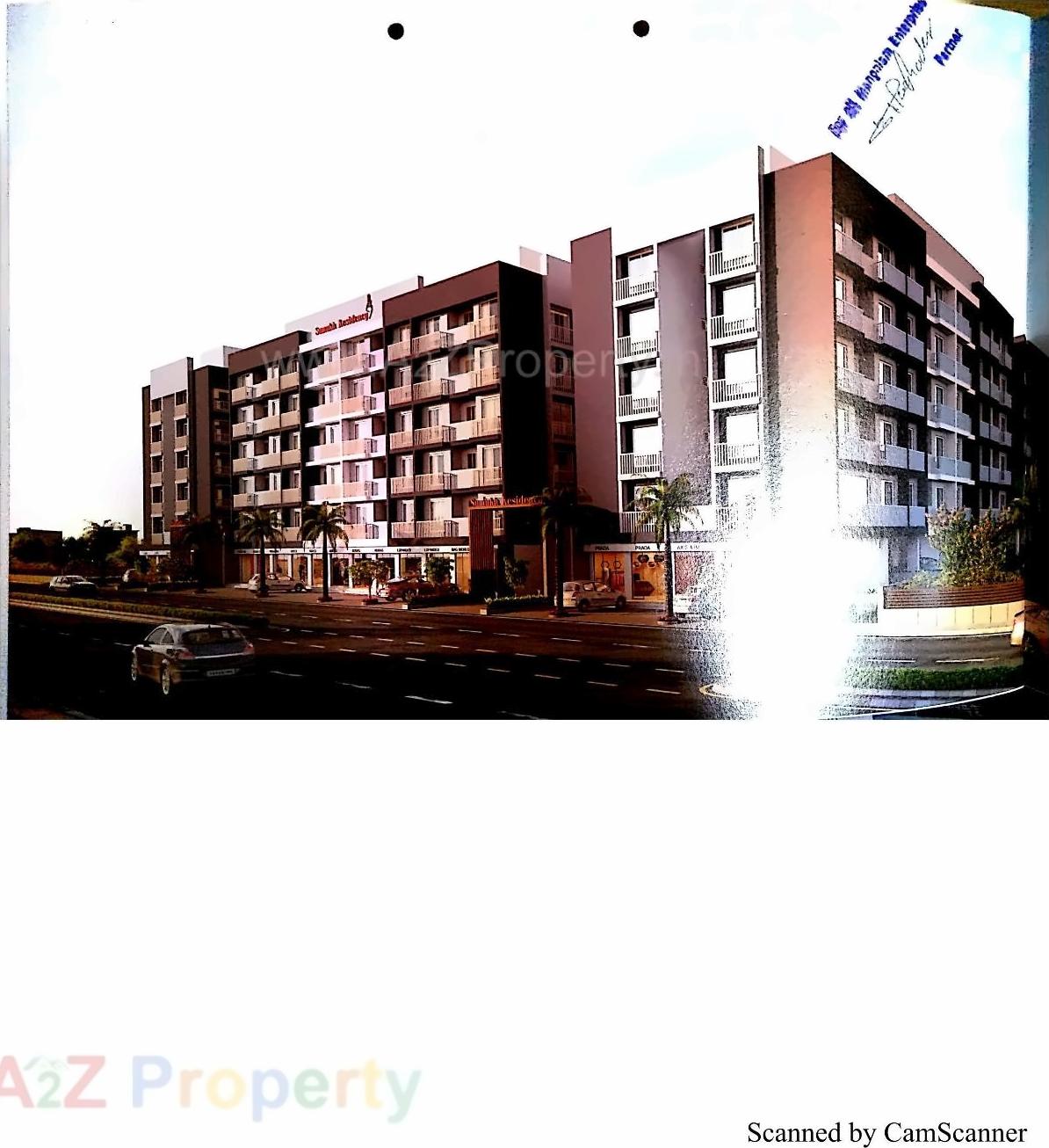 3D Elevation of real estate project Sumukh Residency located at Dindoli, Surat, Gujarat