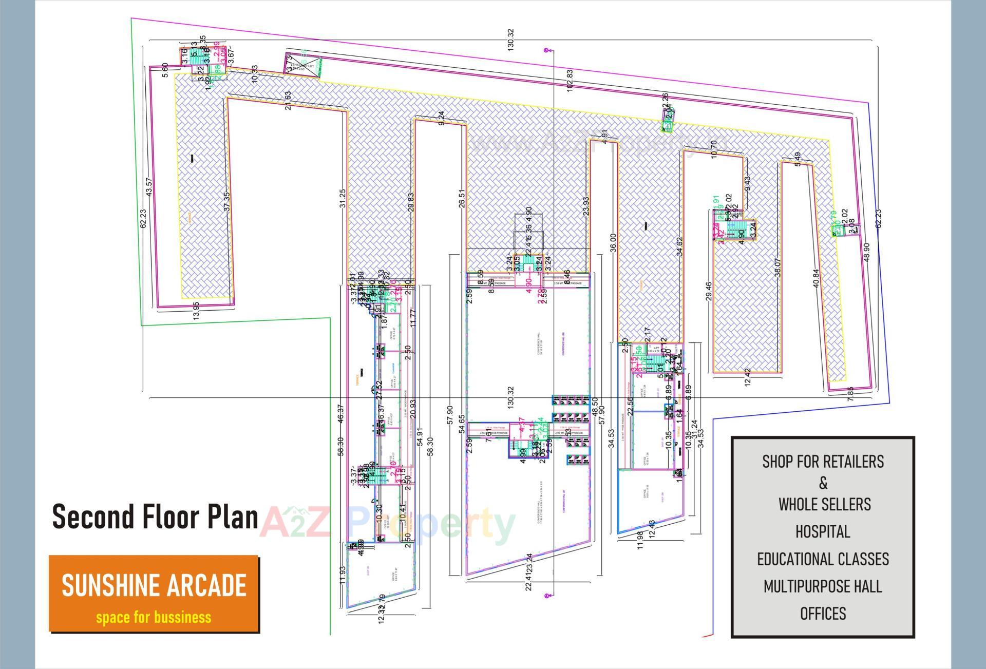  of real estate project Sun Shine Arcade located at Mandvi, Surat, Gujarat