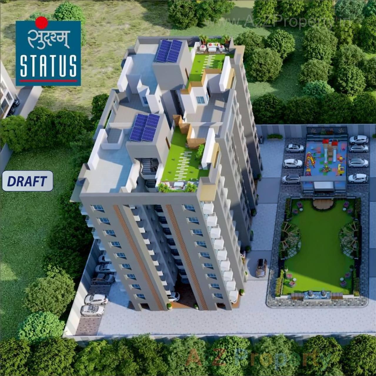 3D Elevation of real estate project Sundaram Status located at Surat, Surat, Gujarat