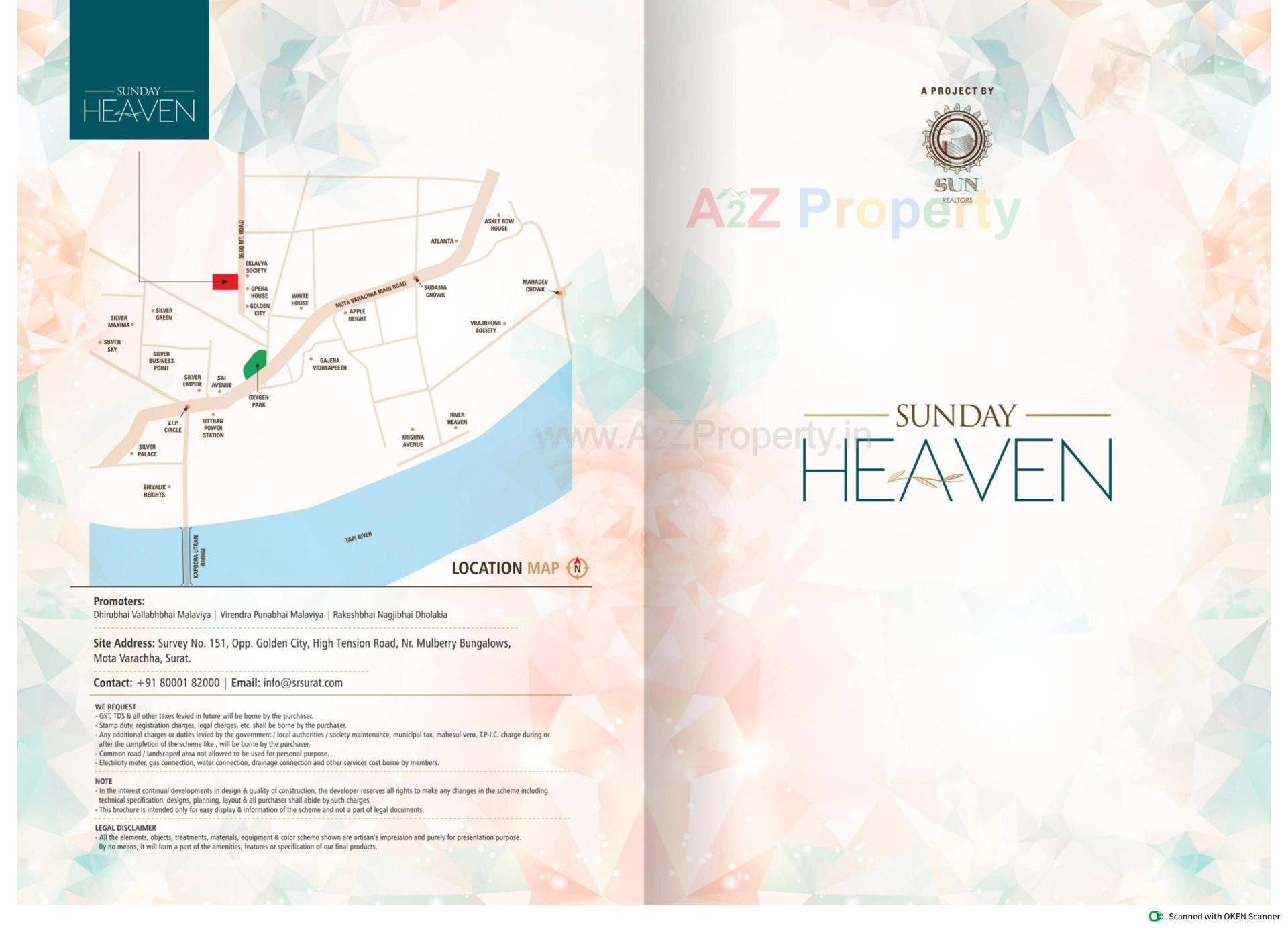  of real estate project Sunday Heaven located at Kosad, Surat, Gujarat
