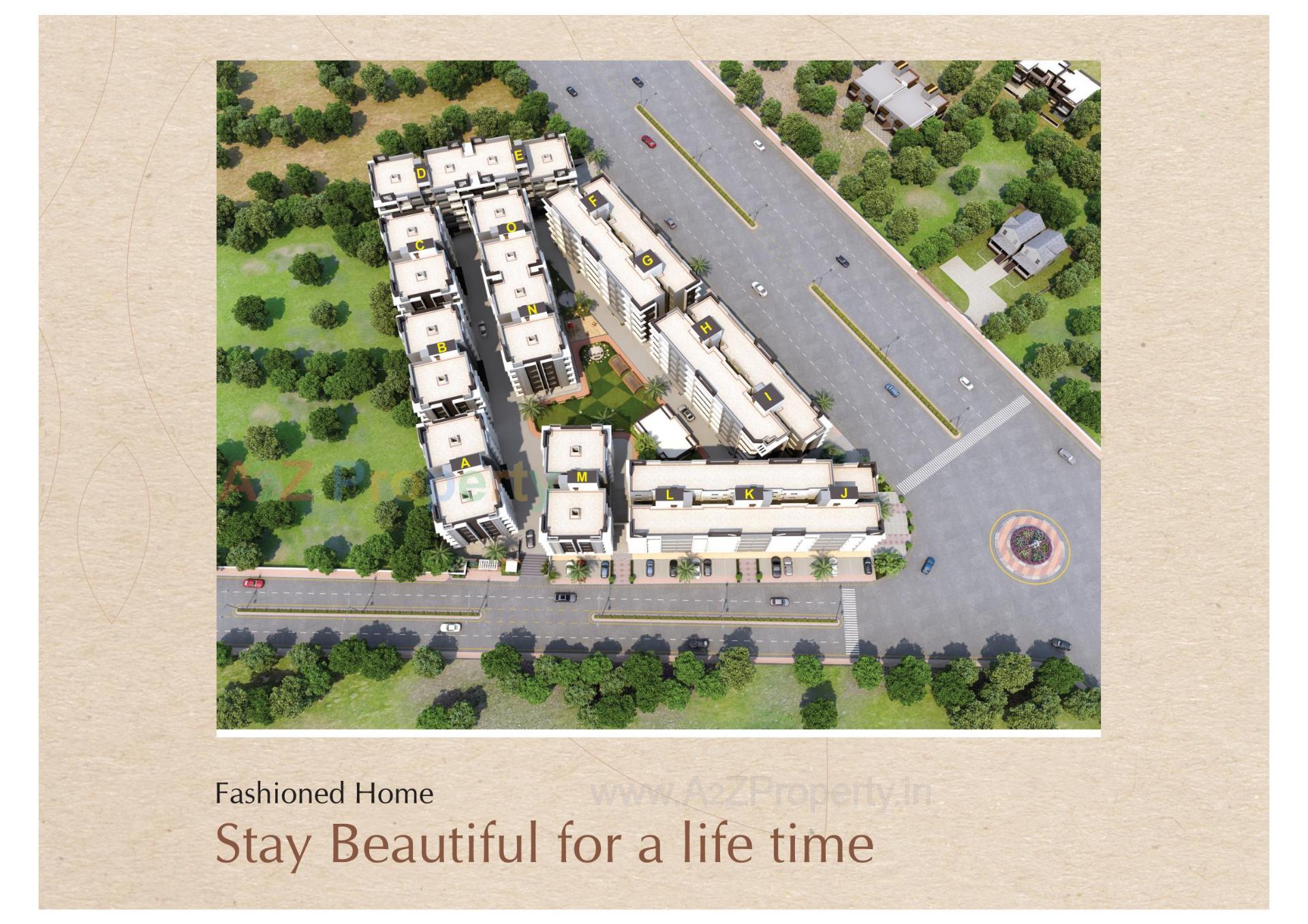 Layout of real estate project Sunday Residancy located at Kosad, Surat, Gujarat