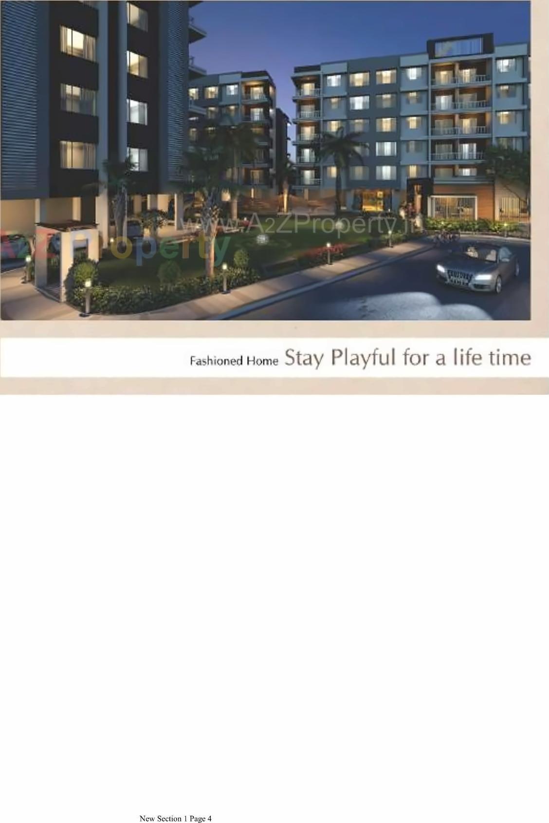 3D Elevation of real estate project Sunday Residency located at Surat, Surat, Gujarat