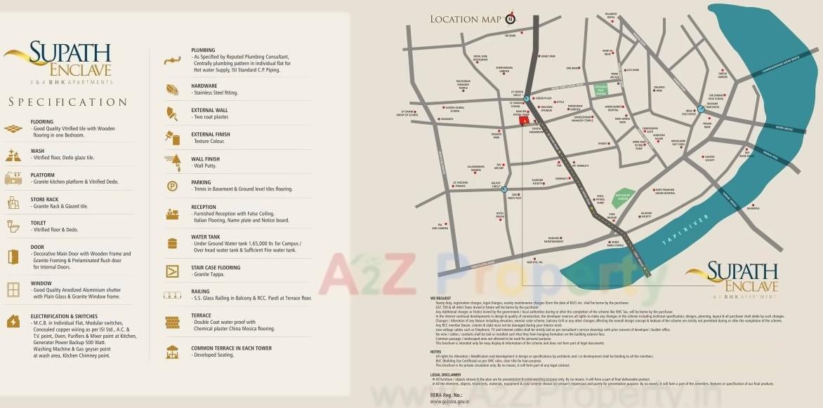  of real estate project Supath Enclave located at Surat, Surat, Gujarat