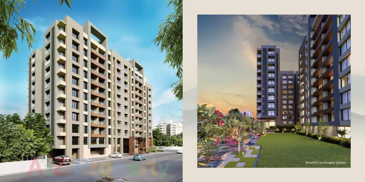 3D Elevation of real estate project Supath Enclave located at Surat, Surat, Gujarat