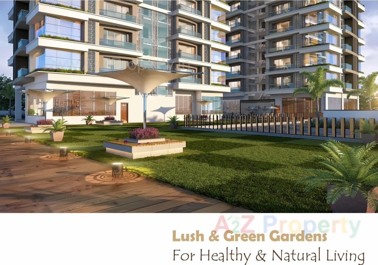 3D Elevation of real estate project Superia located at Althan-south, Surat, Gujarat