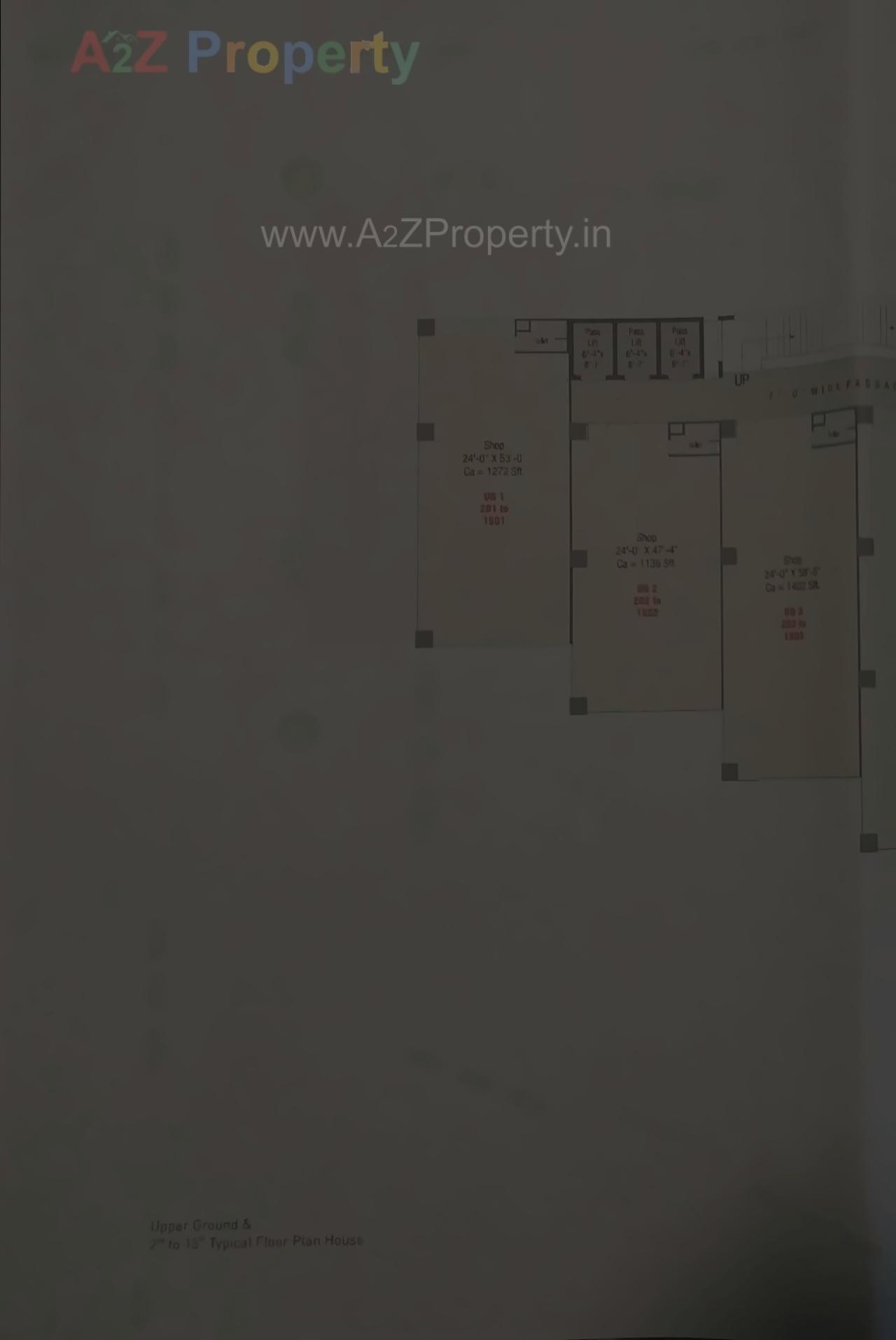 Layout of real estate project Surana 10 located at Umarwada, Surat, Gujarat