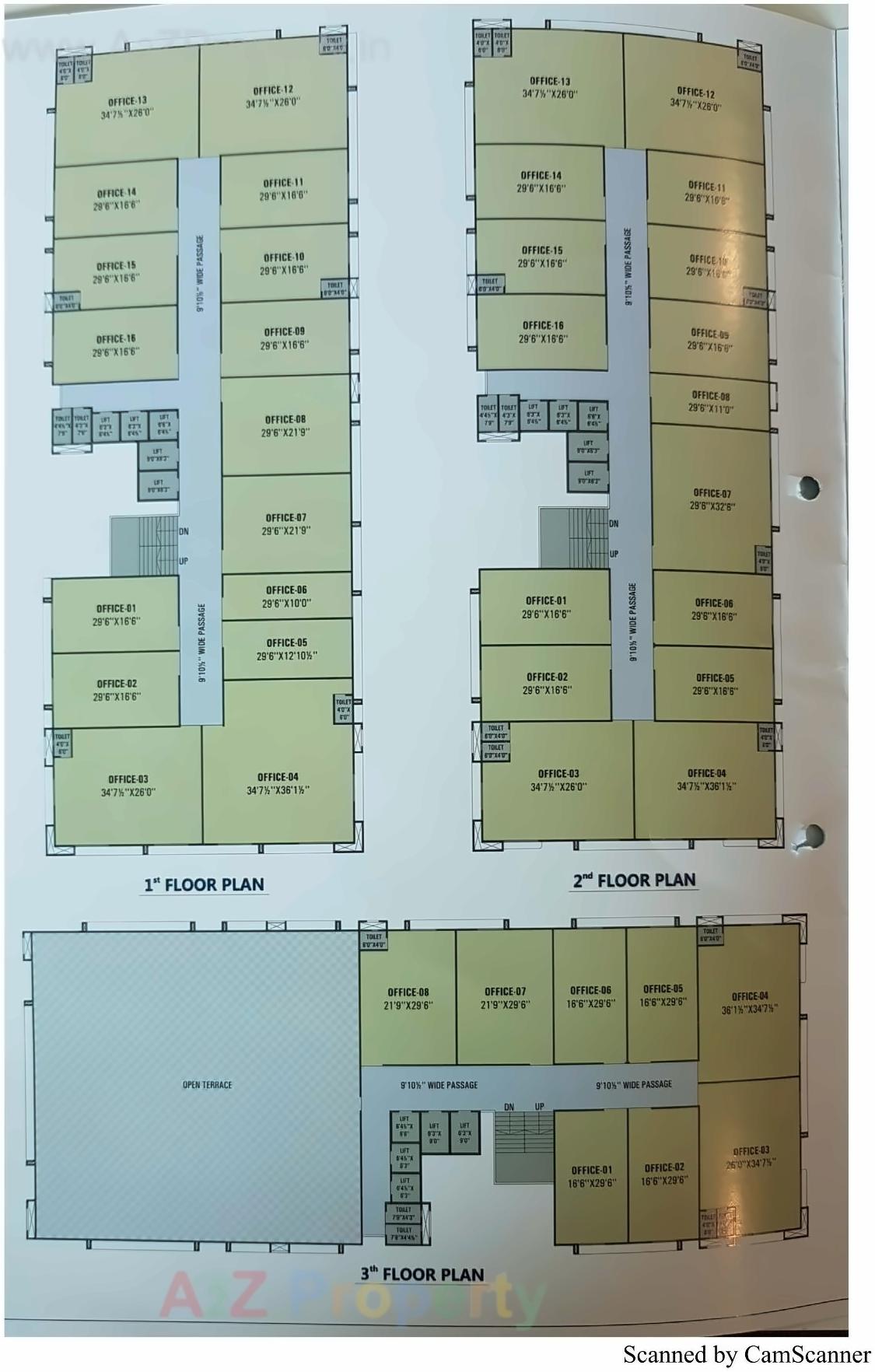 Layout of real estate project Surat Dawa Bazar located at Katar, Surat, Gujarat