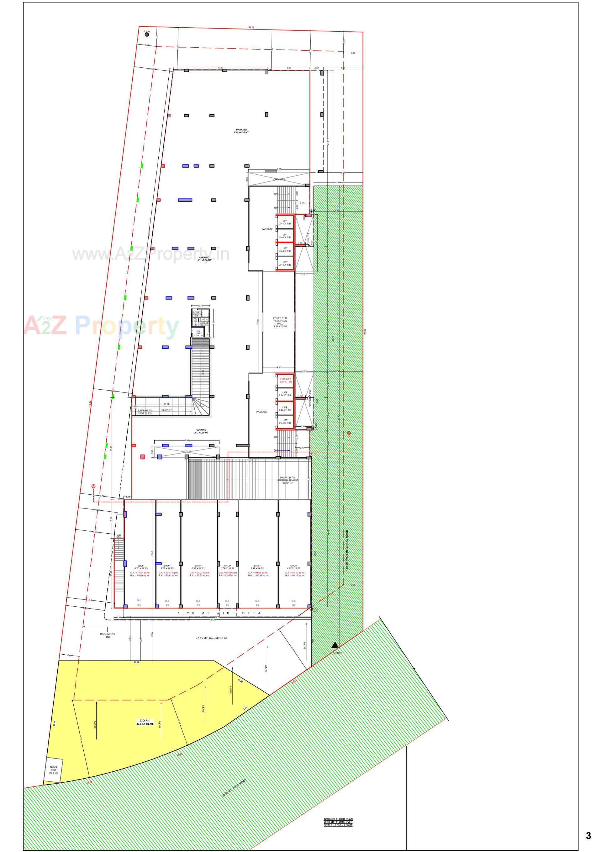Layout of real estate project Surat Digital Valley located at Utran, Surat, Gujarat