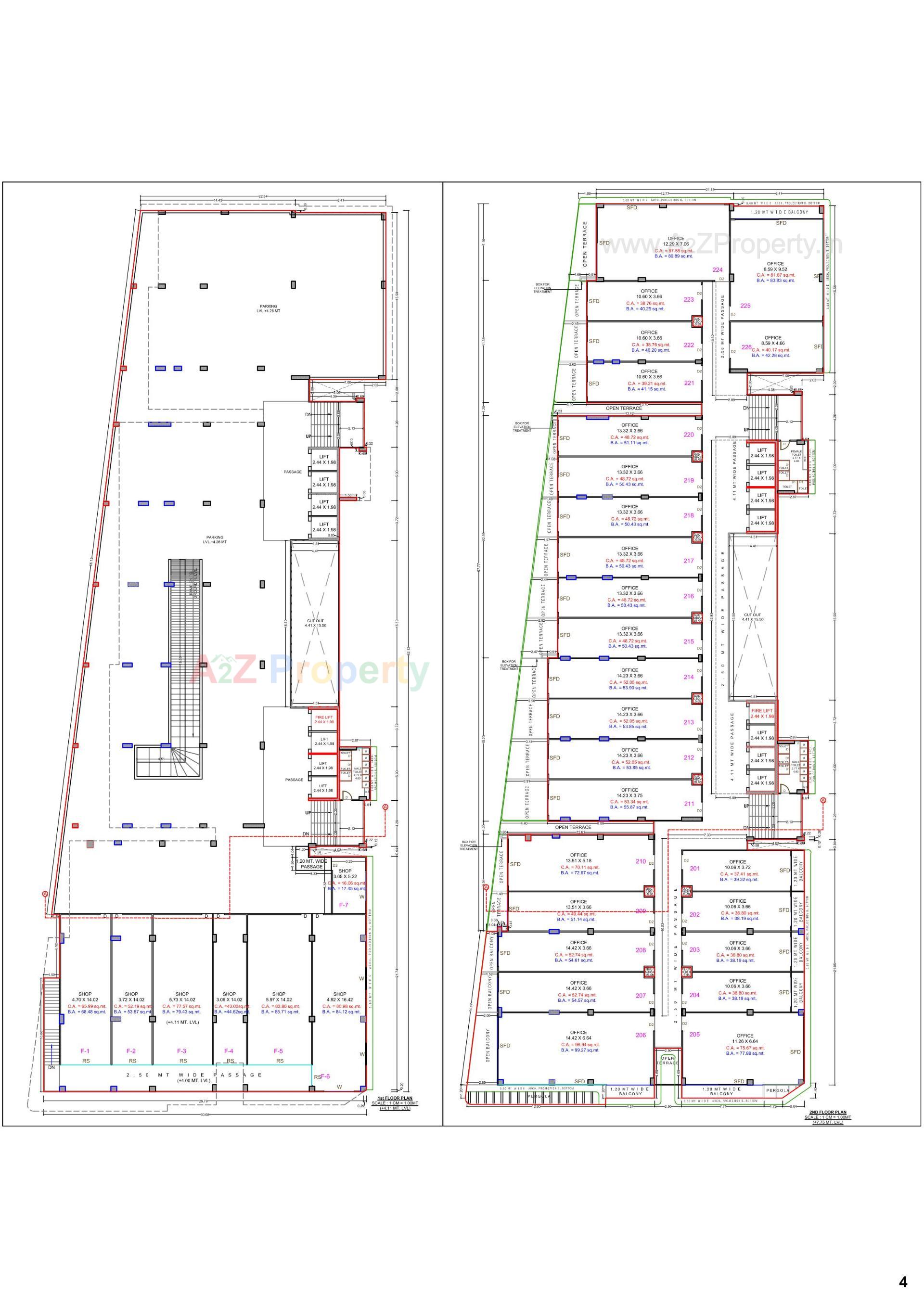 Layout of real estate project Surat Digital Valley located at Utran, Surat, Gujarat