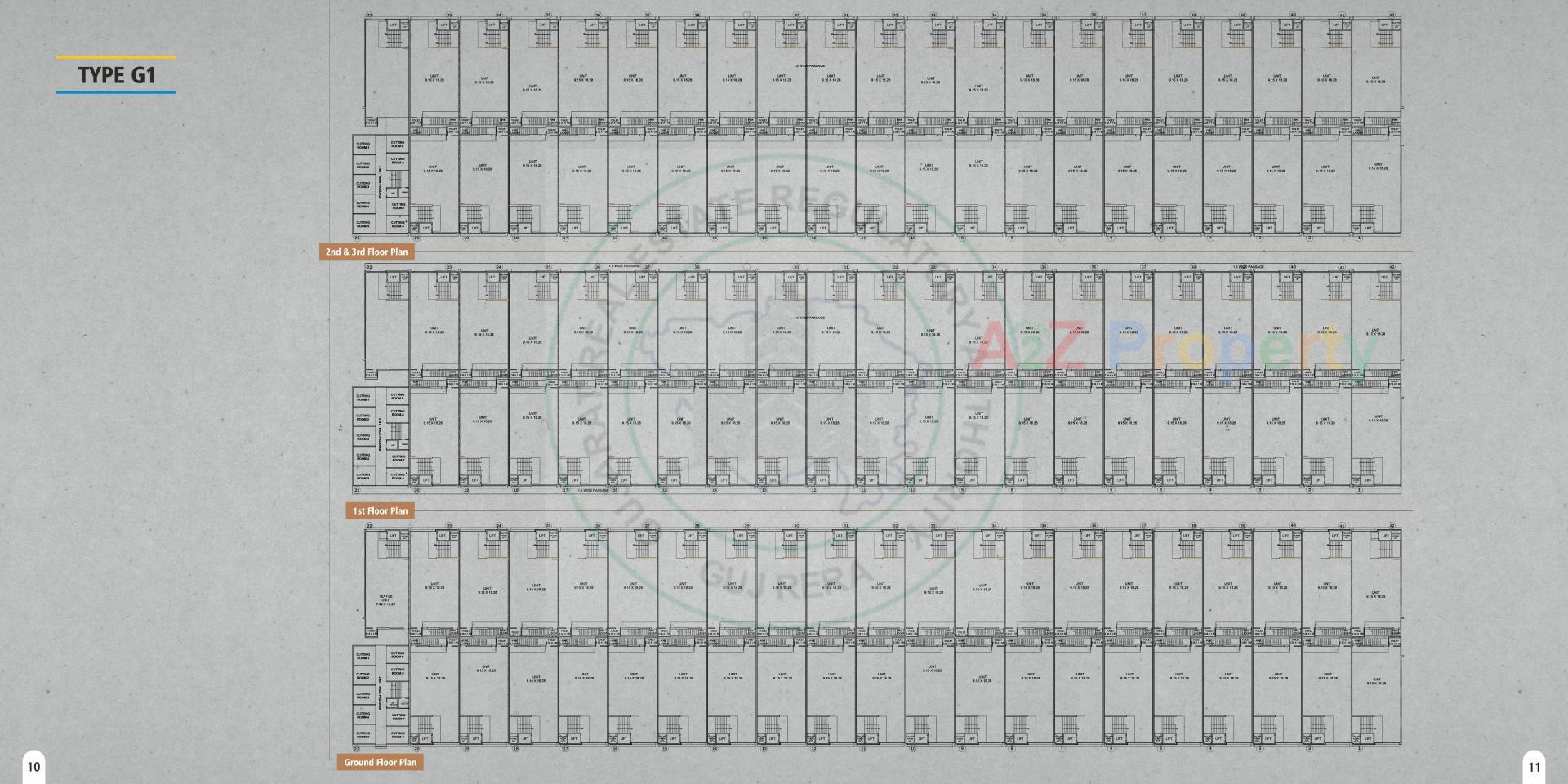 Layout of real estate project Surat Textile Bourse (part B) located at Udhna, Bhedwad, Dindoli, Surat, Gujarat