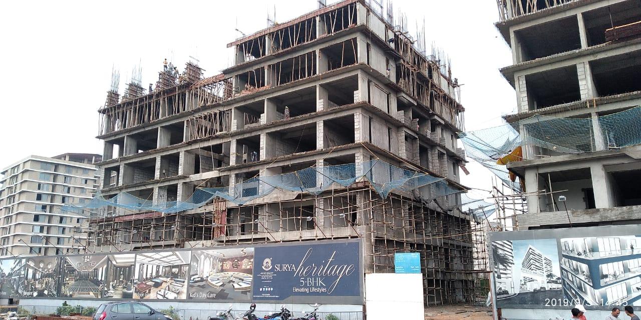 202209_const of real estate project Surya Heritage located at Vesu, Surat, Gujarat