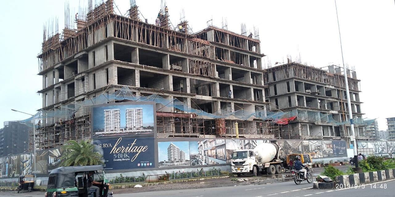 202210_const of real estate project Surya Heritage located at Vesu, Surat, Gujarat