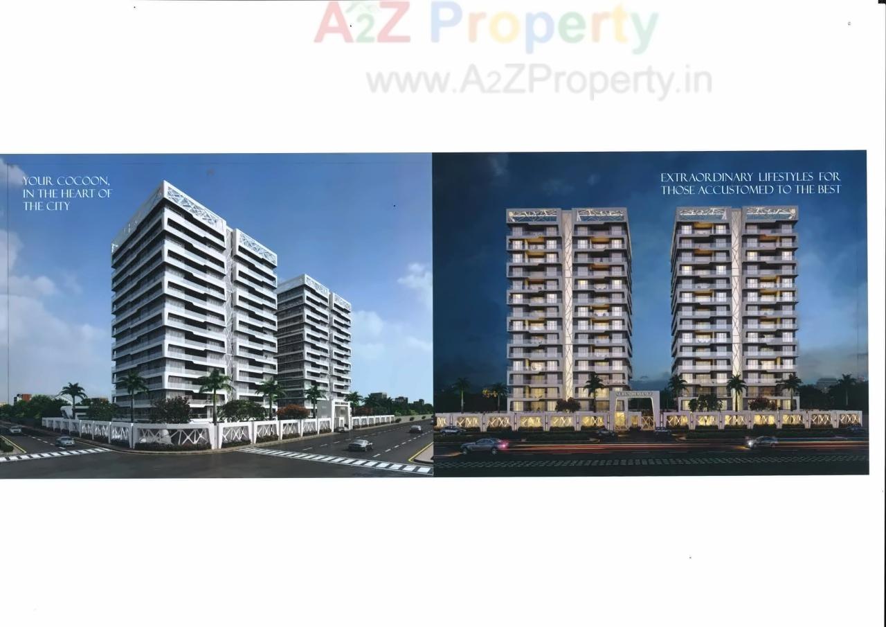 3D Elevation of real estate project Surya Heritage located at Vesu, Surat, Gujarat