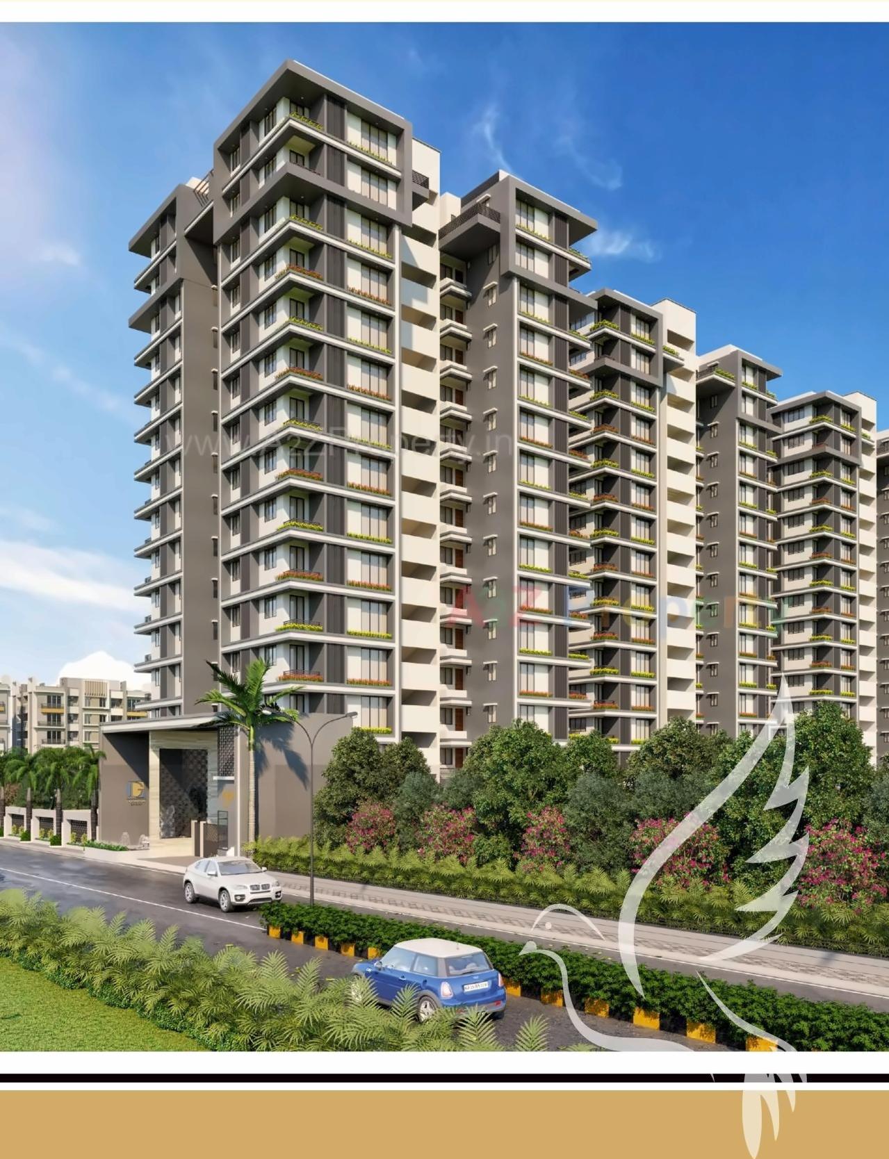3D Elevation of real estate project Suvarn Palace located at Ved, Surat, Gujarat