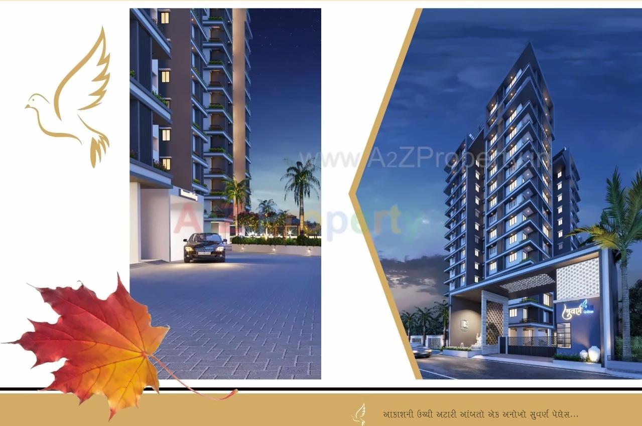 3D Elevation of real estate project Suvarn Palace located at Ved, Surat, Gujarat