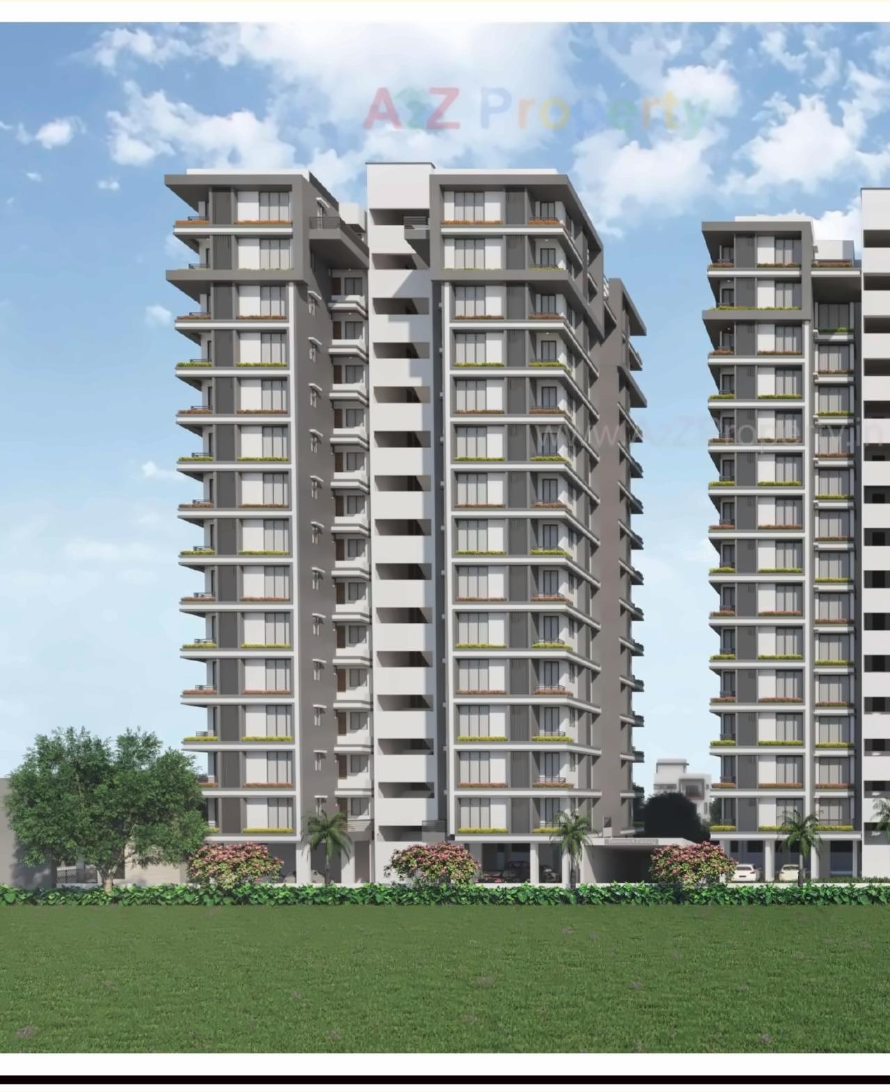 3D Elevation of real estate project Suvarn Palace located at Ved, Surat, Gujarat