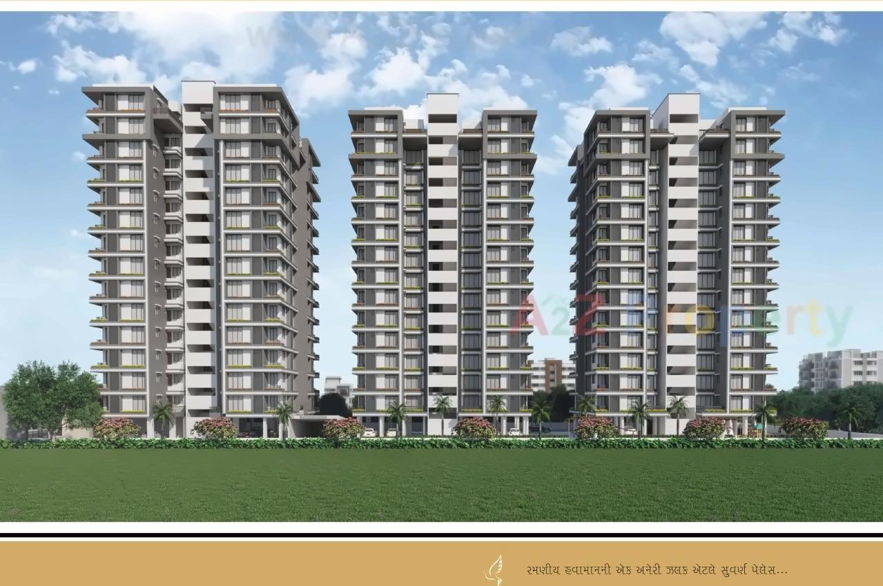 3D Elevation of real estate project Suvarn Palace located at Ved, Surat, Gujarat