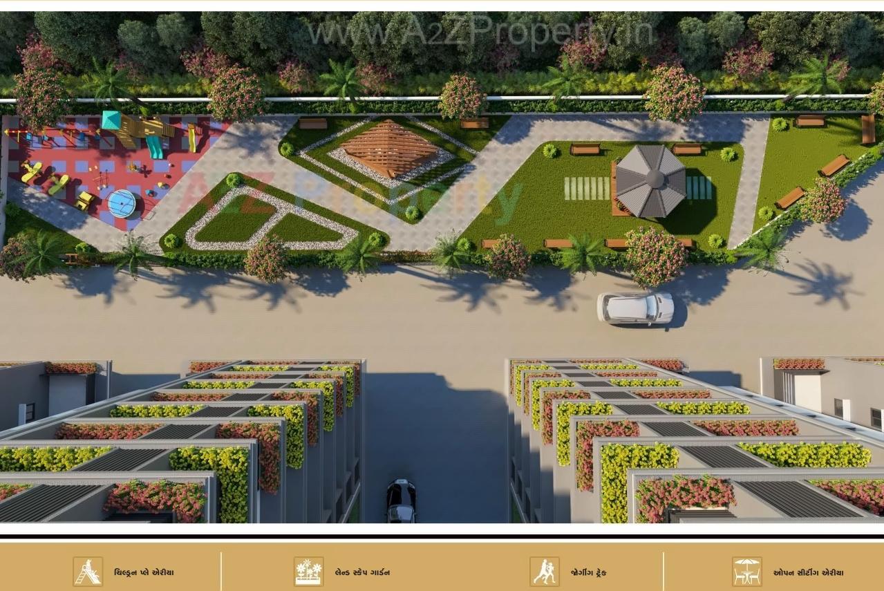 3D Elevation of real estate project Suvarn Palace located at Ved, Surat, Gujarat