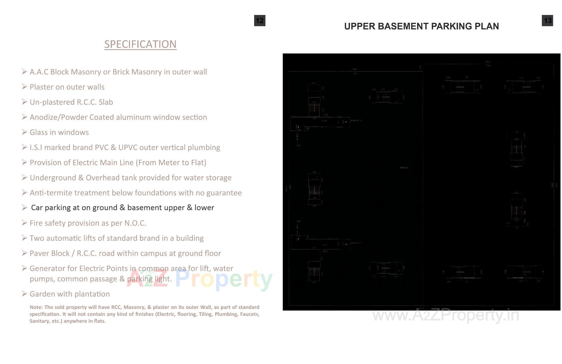  of real estate project Swagat Callista located at Bamroli, Surat, Gujarat