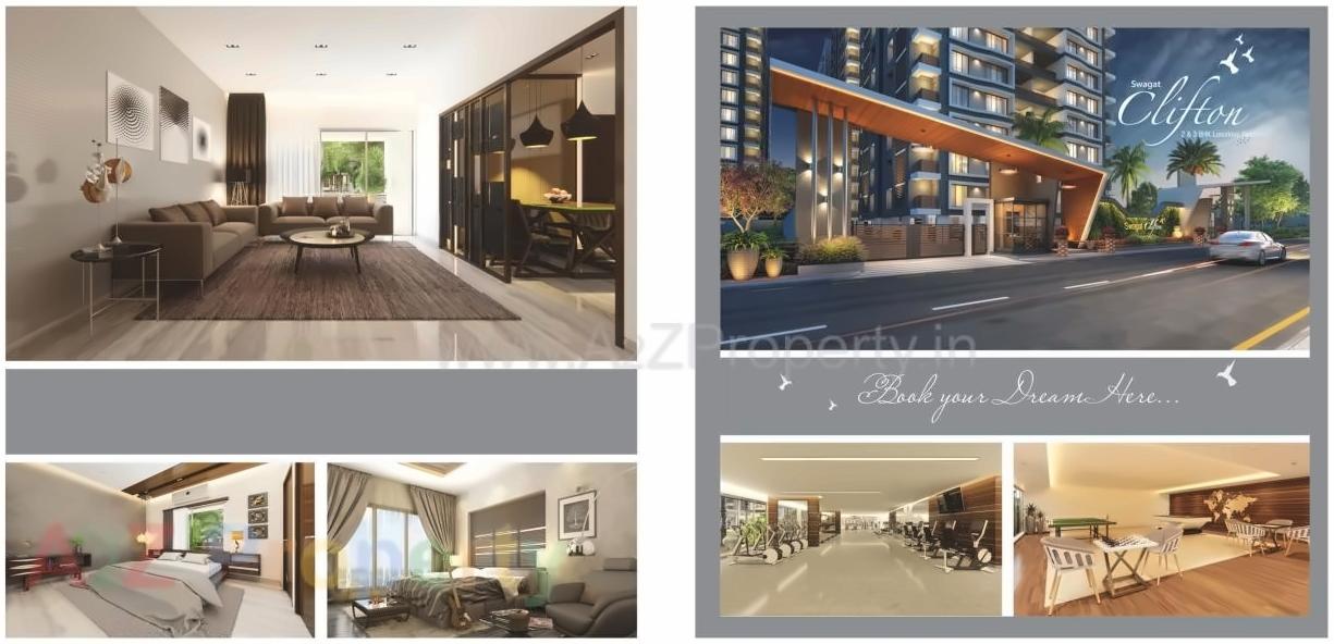  of real estate project Swagat Clifton located at Bhimrad, Surat, Gujarat